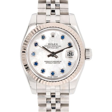 rolex lady-datejust mother-of-pearl|Rolex 179174 ladies Datejust.